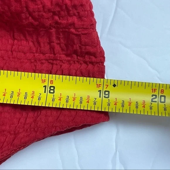 Talbots Red Textured Party Event Midi Dress - Picture 11 of 11